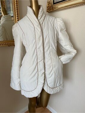 Mulberry Street Vintage Puffer Button Down Coat